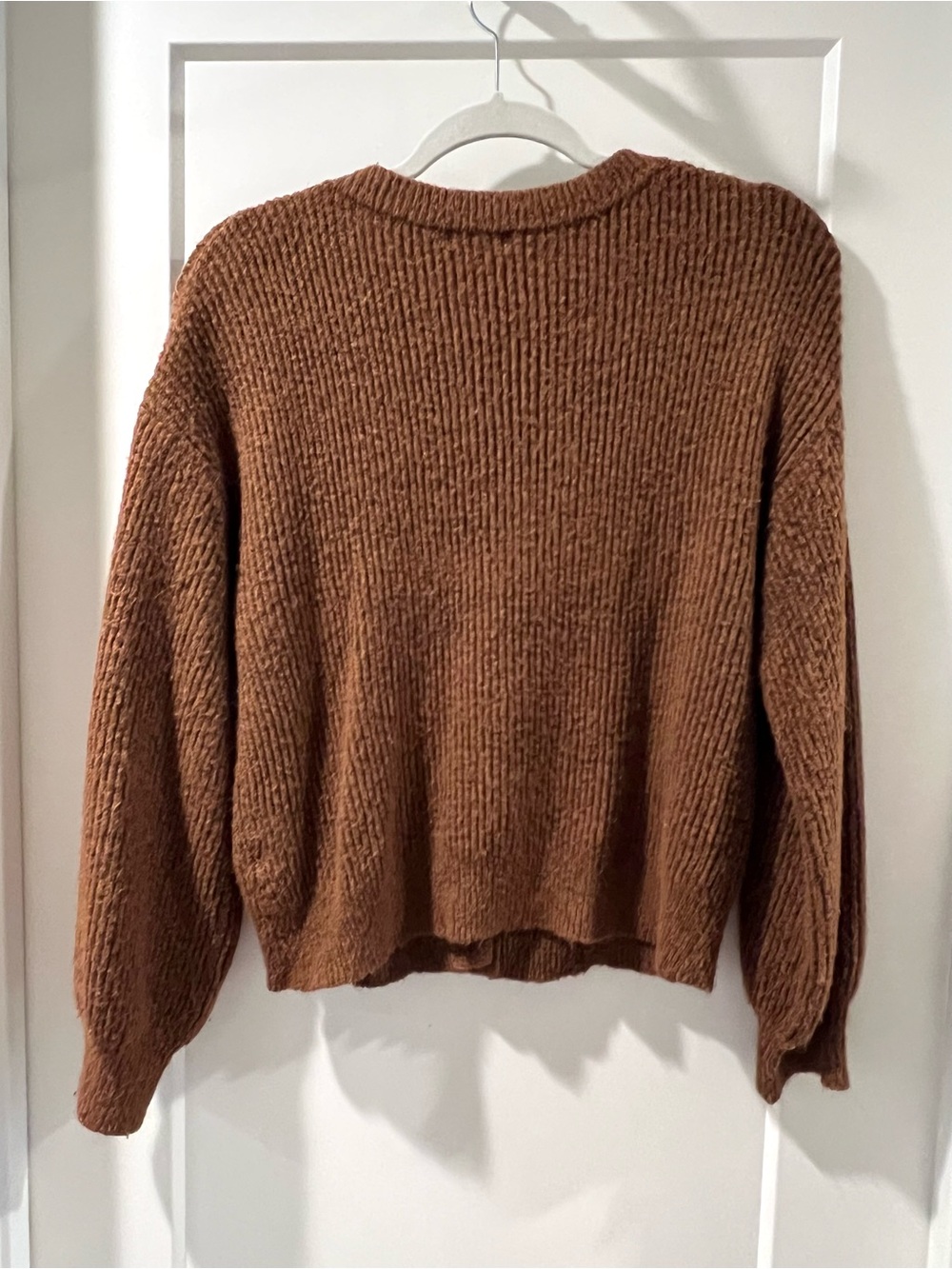Leith Cozy Ribbed Button-Front Cardigan Sweater - Picture 5 of 5